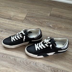Dolce Vita Black and Silver Casual Sneakers